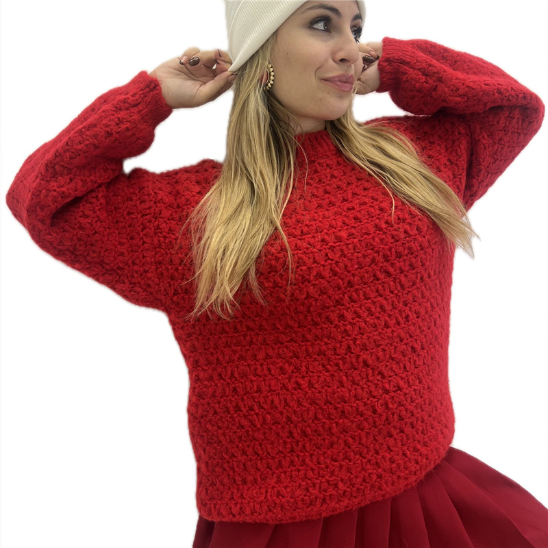 maglione girocollo weave